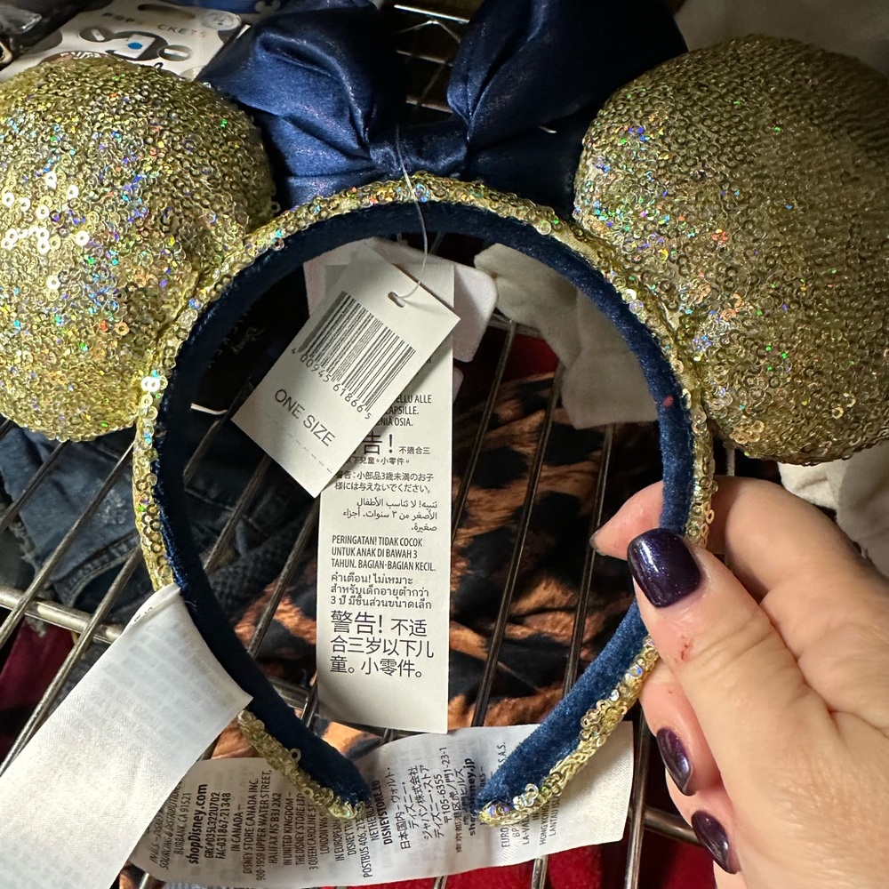 Mickey Mouse gold ears
